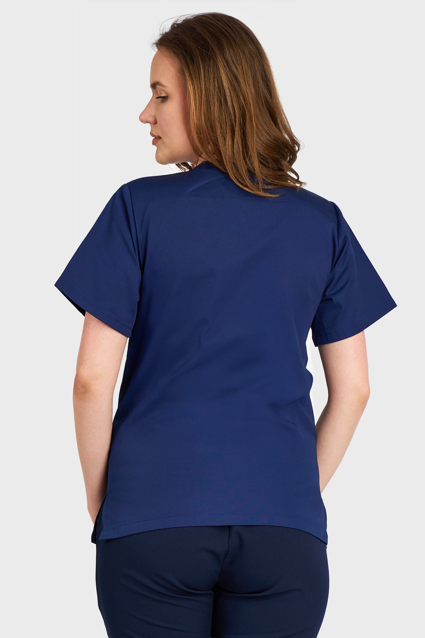 Bluza Medicala Dona Femei - Navy - vedere spate - Akitex