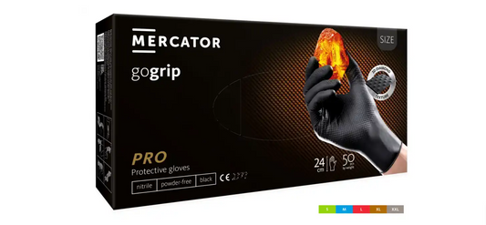 Manusi de Protectie Nepudrate MERCATOR® gogrip 50 bucati / cutie - Akitex Costume Medicale